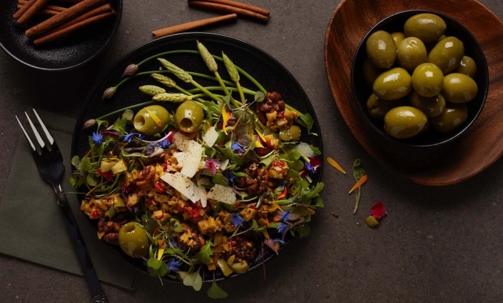 Receta - Ensalada gourmet con aceitunas Gordal